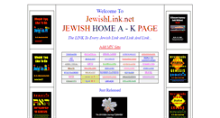 Desktop Screenshot of jewishlink.net